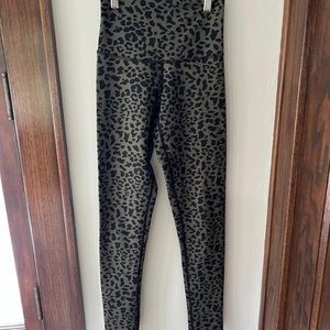 DYI Green Leopard Leggings